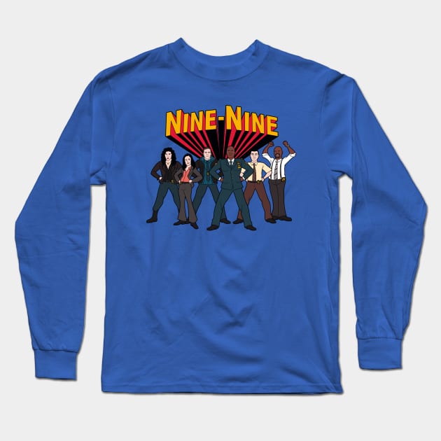 Super Nine-Nine! Long Sleeve T-Shirt by jasesa